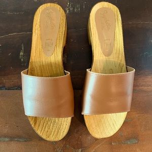 New Anthropologie Seychelles Marine Layer Clog Sandal